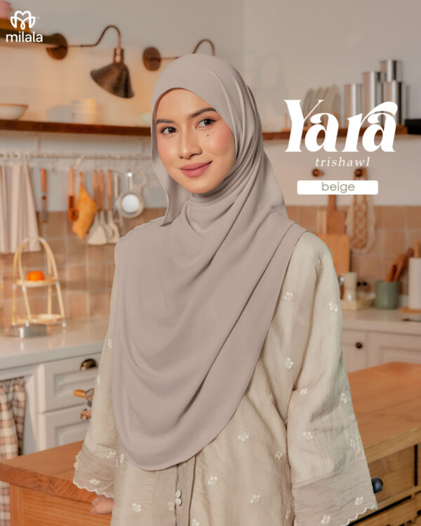 YARA TRISHAWL - BEIGE