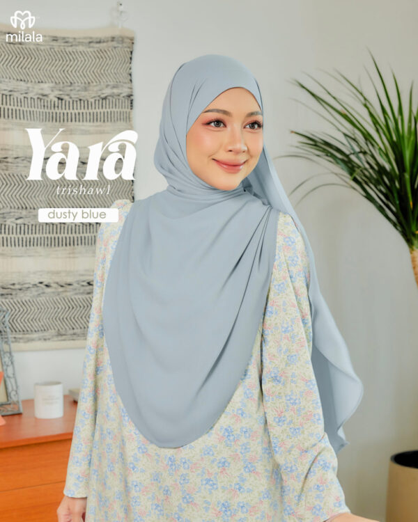 YARA TRISHAWL - DUSTY BLUE