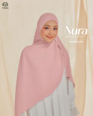 NURA PLEATED SHAWL - LEMONADE