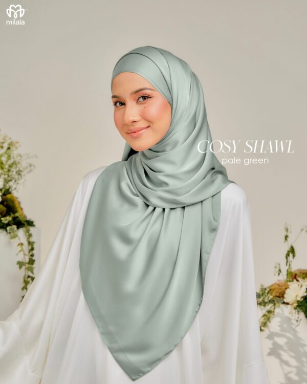 COSY SHAWL - PALE GREEN