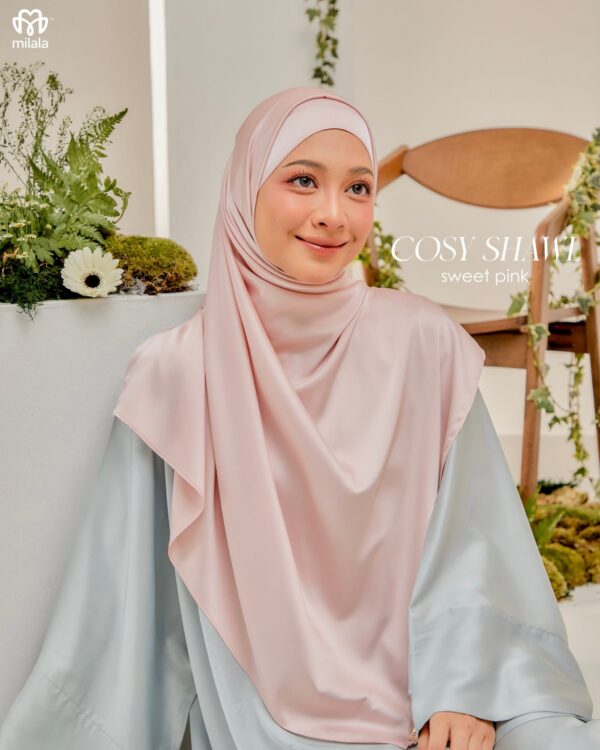 COSY SHAWL - SWEET PINK