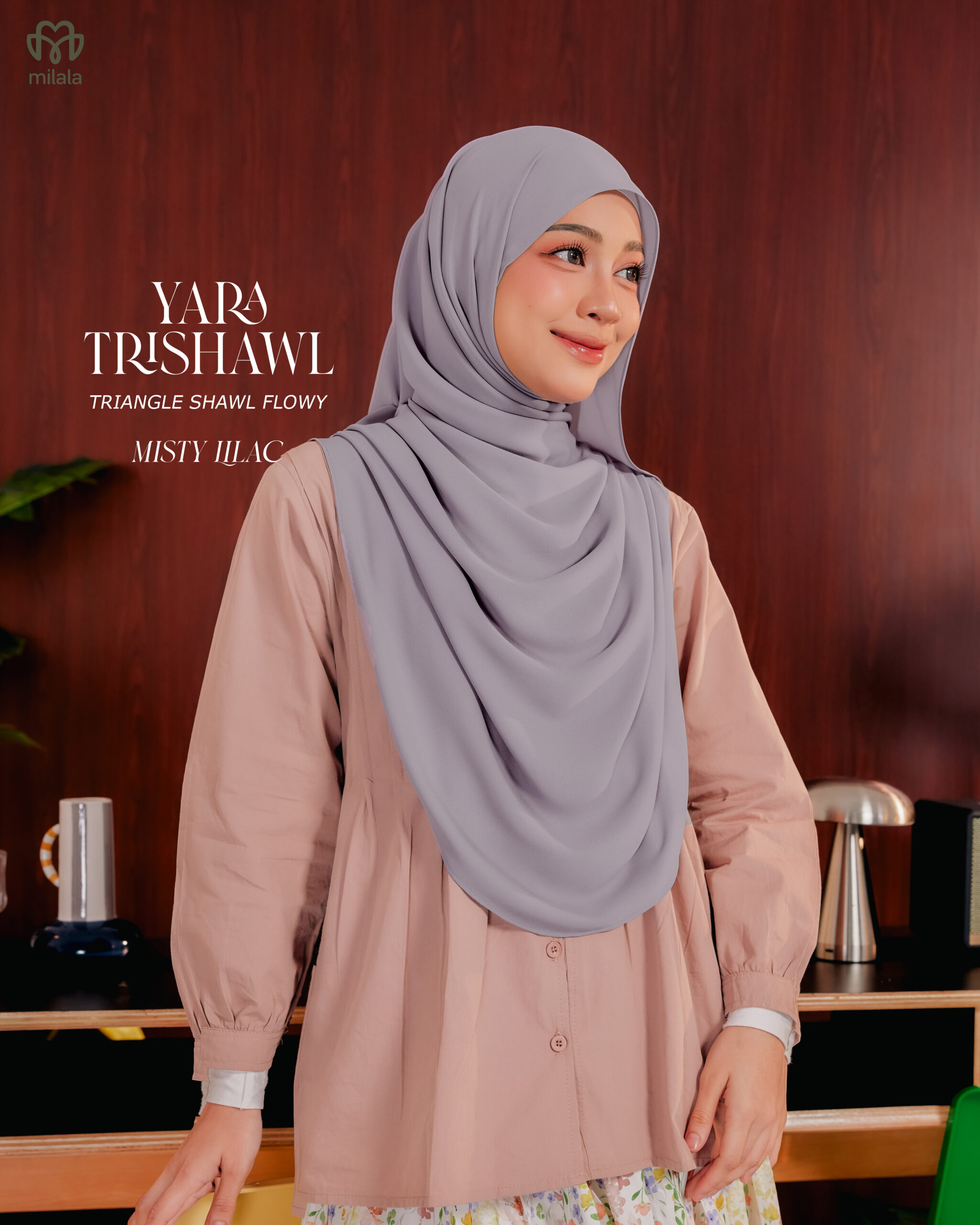 YARA TRISHAWL - MISTY LILAC