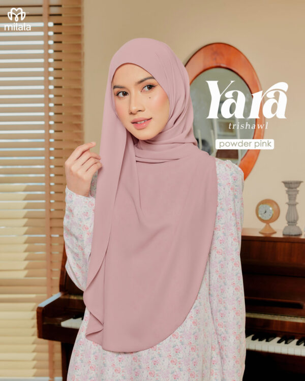 YARA TRISHAWL - POWDER PINK