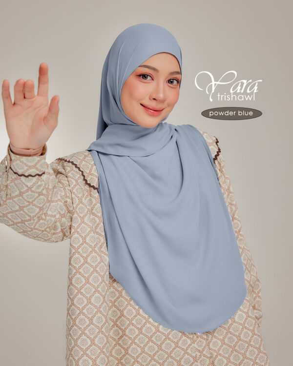 YARA TRISHAWL - POWDER BLUE