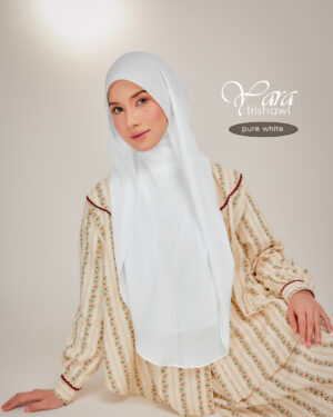 YARA TRISHAWL - PURE WHITE