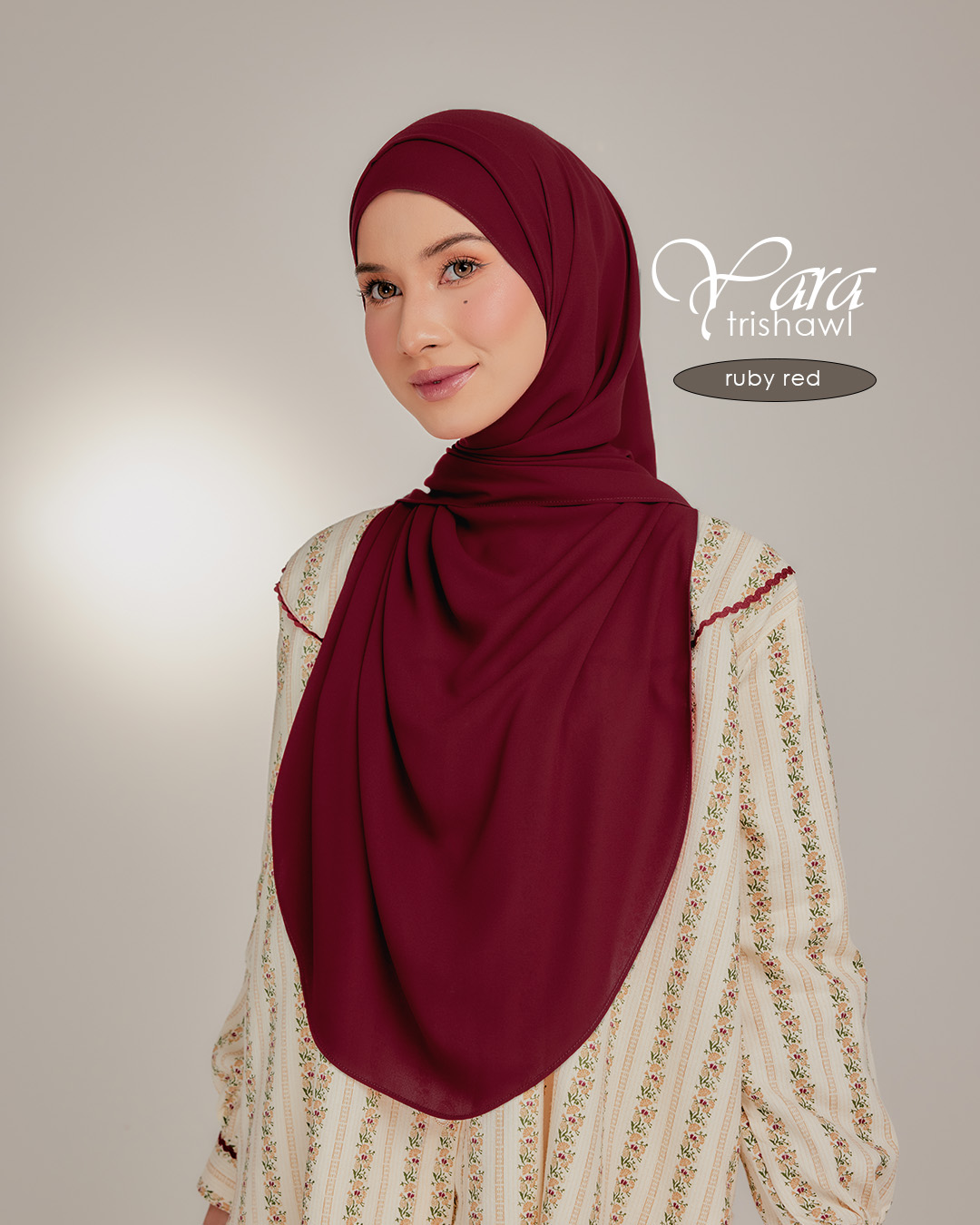 YARA TRISHAWL - RUBY RED