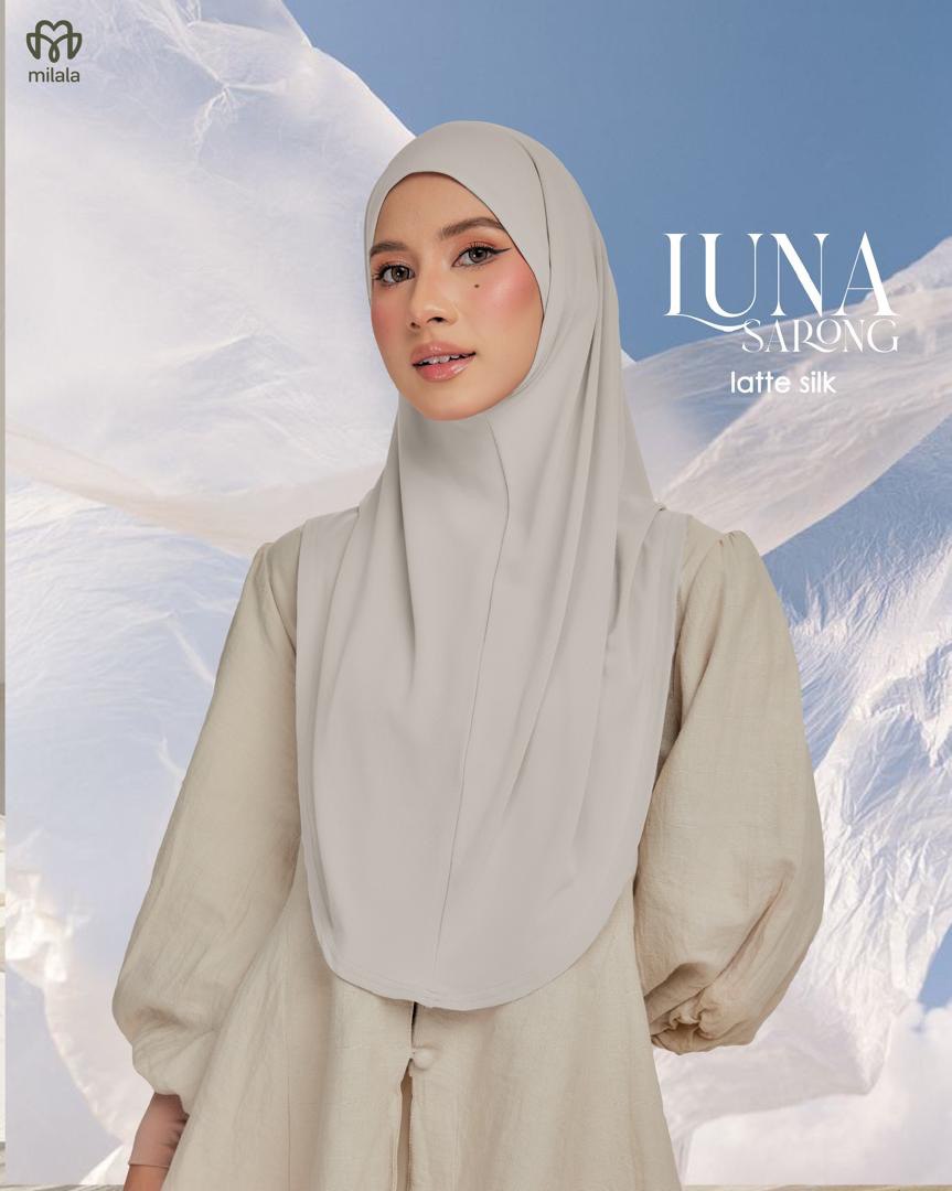 LUNA SARONG LATTE SILK