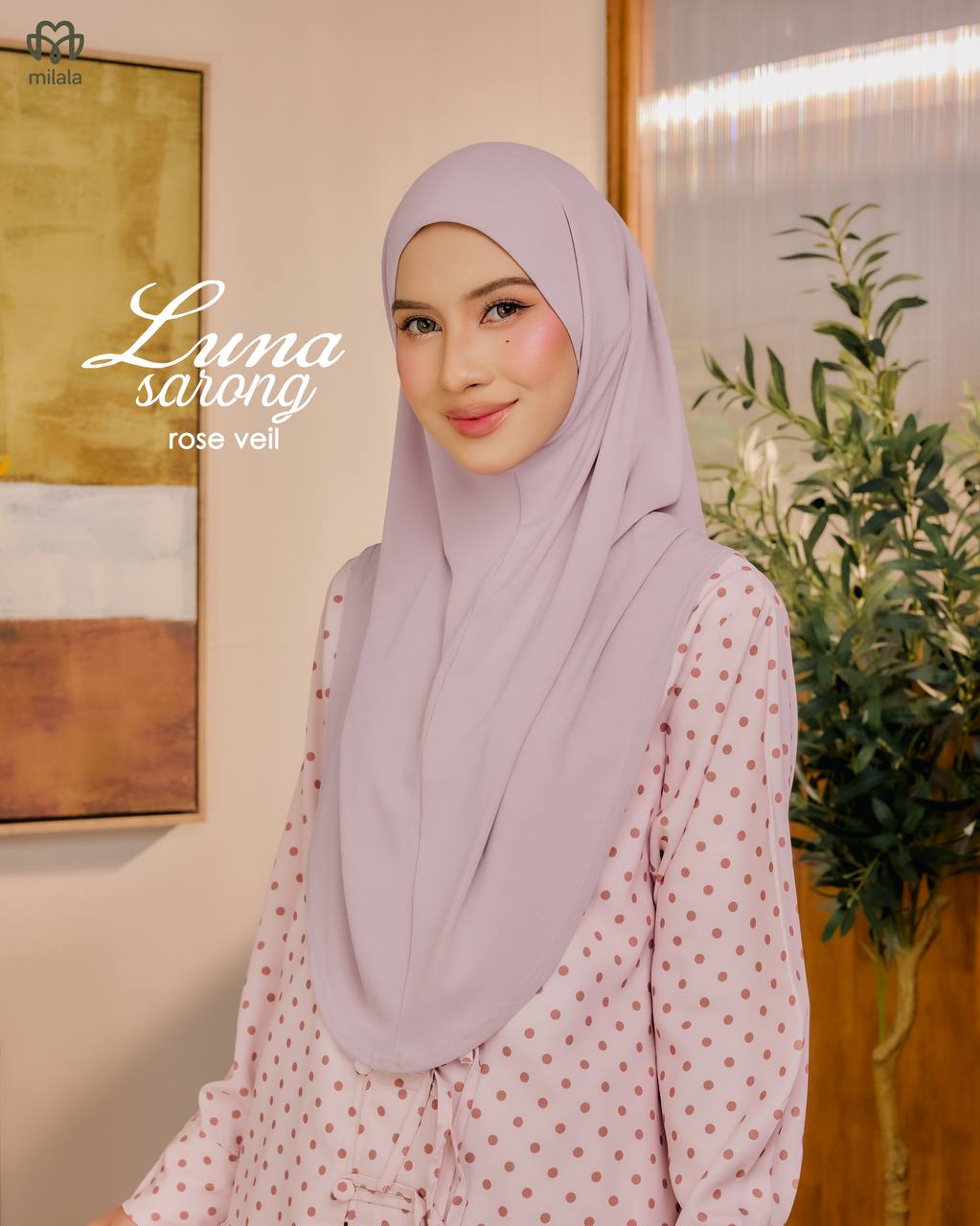 LUNA SARONG ROSE VEIL