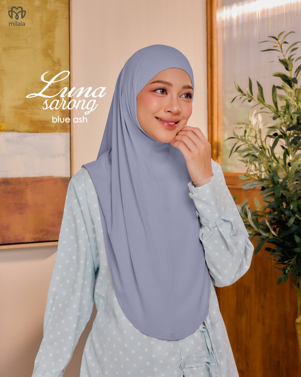 LUNA SARONG BLUE ASH