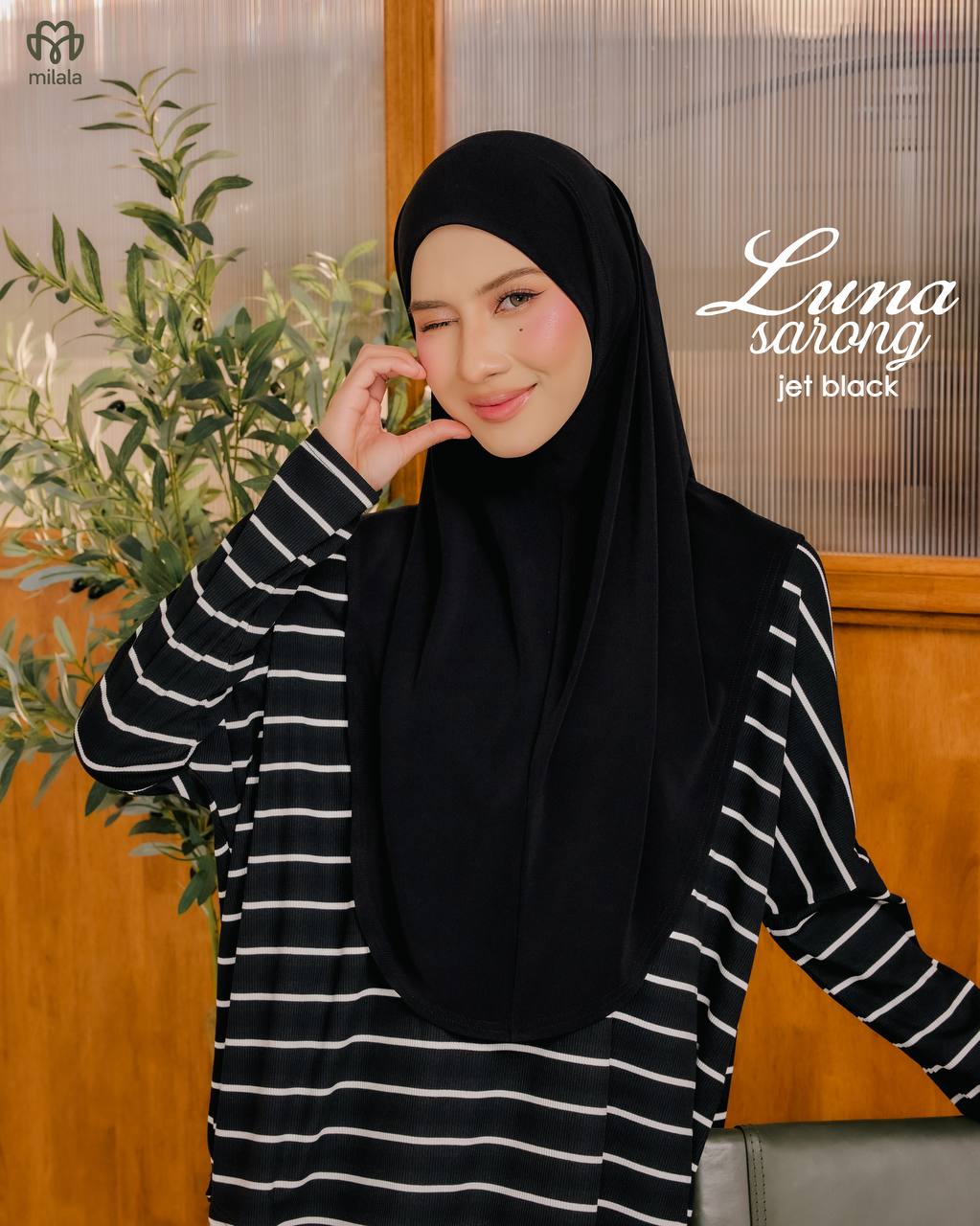 LUNA SARONG JET BLACK
