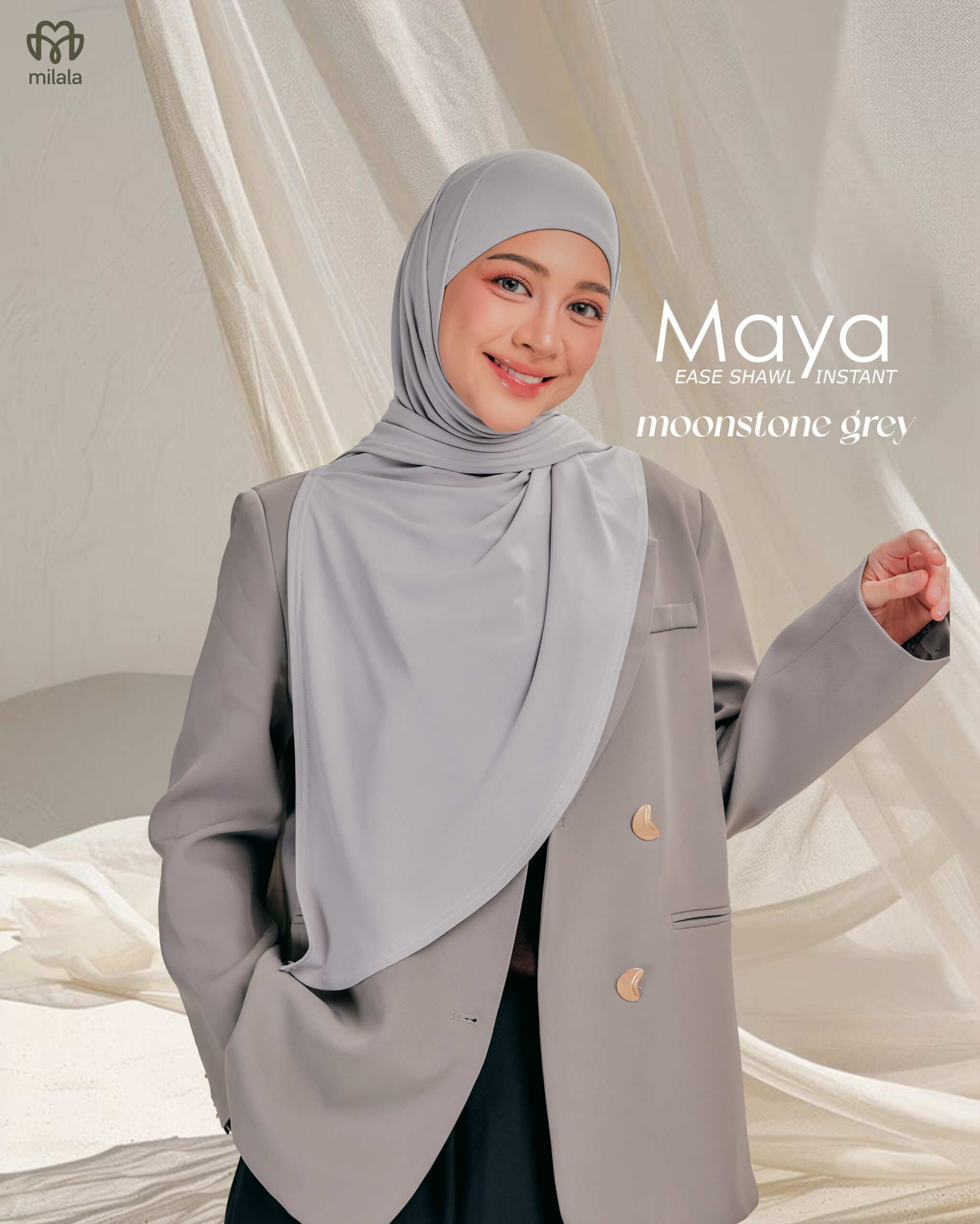 MAYA EASE MOONSTONE GREY