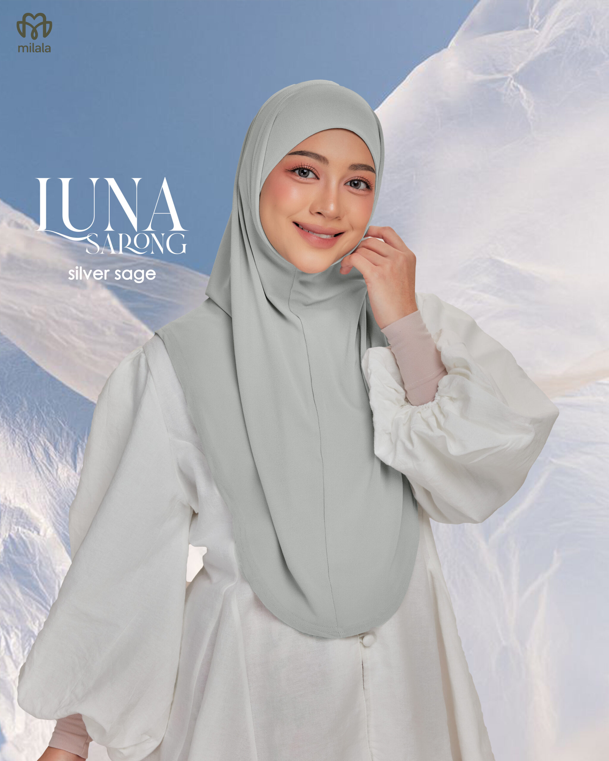 LUNA SARONG SILVER SAGE