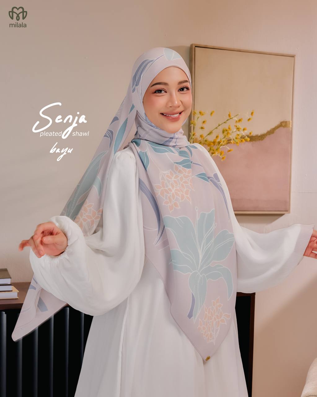 NURA PLEATED SENJA - BAYU