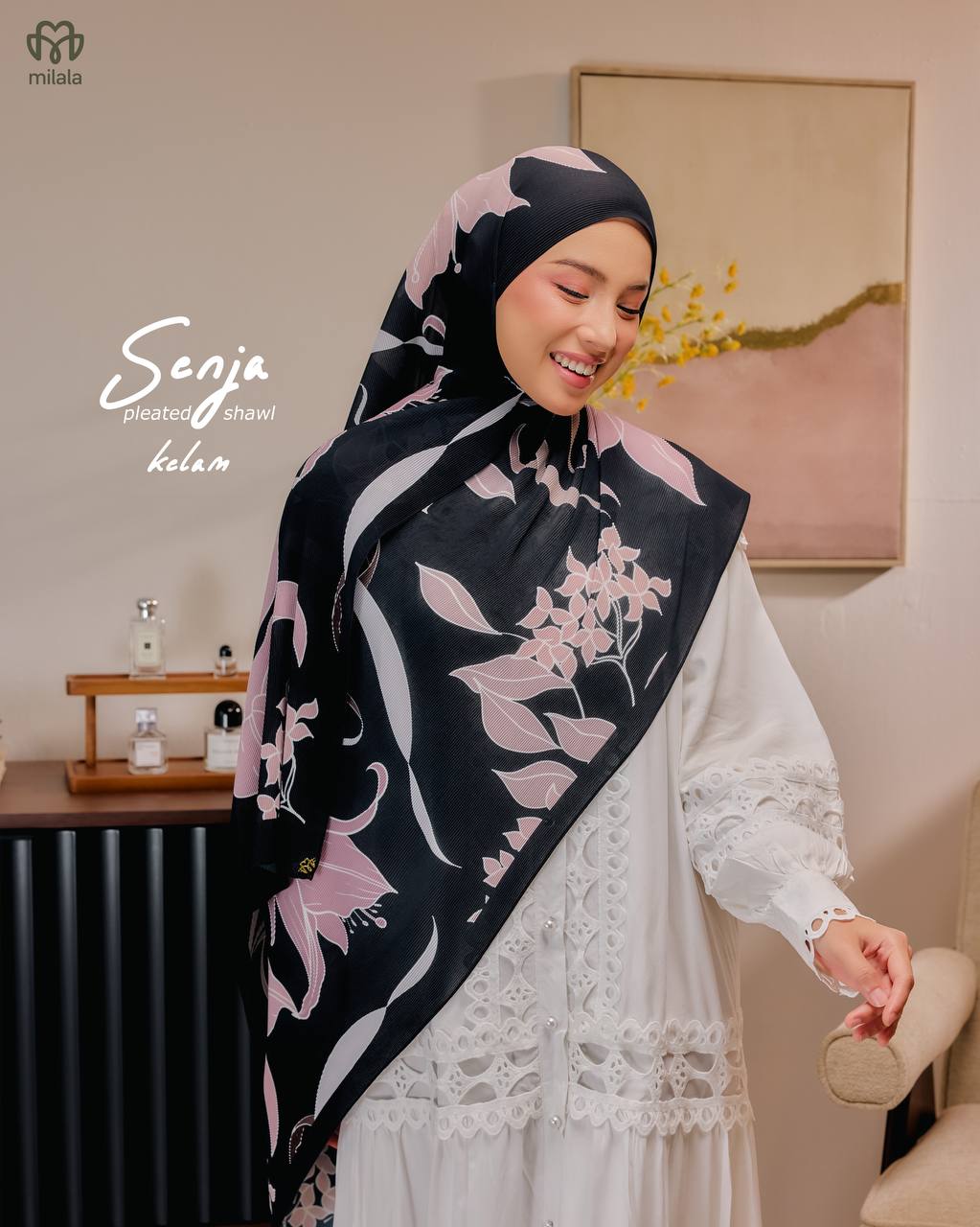 NURA PLEATED SENJA - KELAM