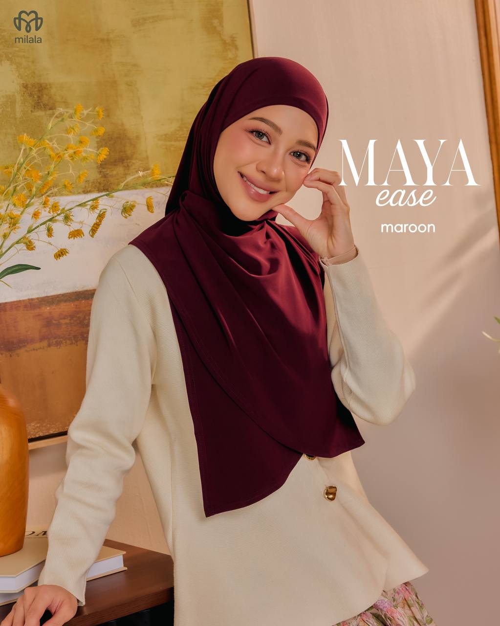 MAYA EASE MAROON