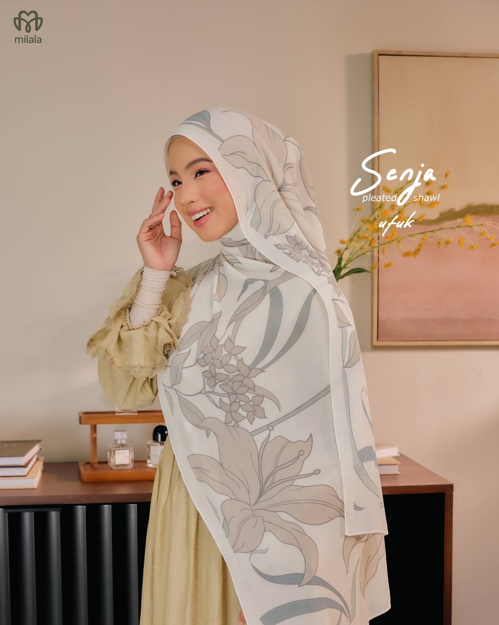 NURA PLEATED SENJA - UFUK